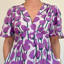 Load image into Gallery viewer, Rachel Dress - Tulips Lilac