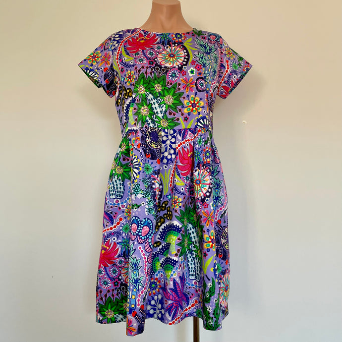 Zoe Dress - Neon Sea