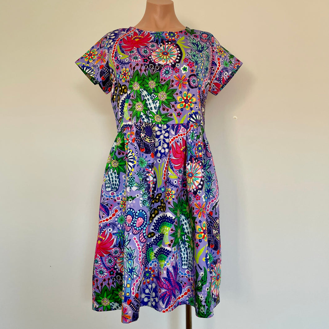 Zoe Dress - Neon Sea