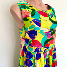 Load image into Gallery viewer, Bella Dress - Neon Floral