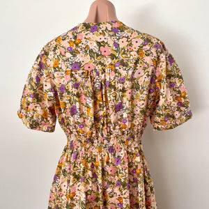 Melody Dress - Floral Fest Peach