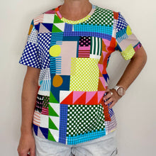 Load image into Gallery viewer, Lilly Tee - Lumo Checks