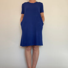 Load image into Gallery viewer, Lilly Tee Dress - Cobalt