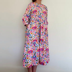 Harlow Tiered Dress - Oasis