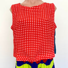 Load image into Gallery viewer, Olinda top and skirt set - Sweet Fritti (red front)