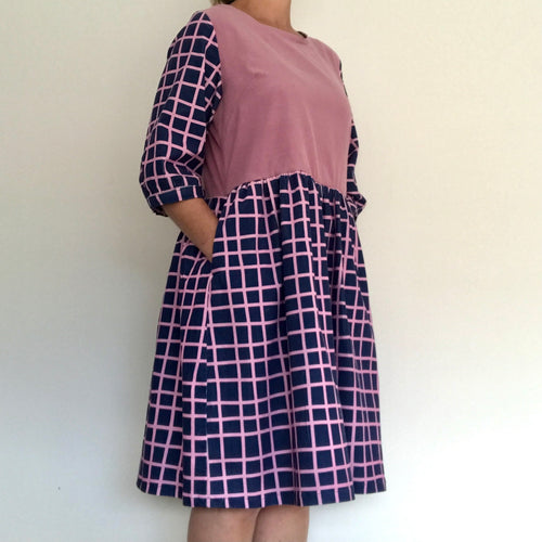 Harlow Dress - crosshatch