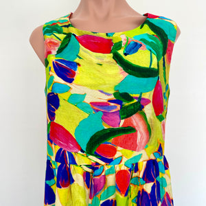 Bella Dress - Neon Floral