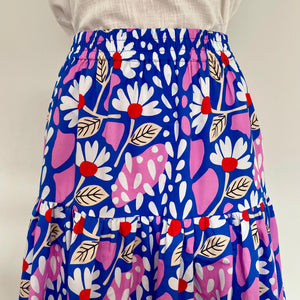 Tiered Skirt - Heart Traveller