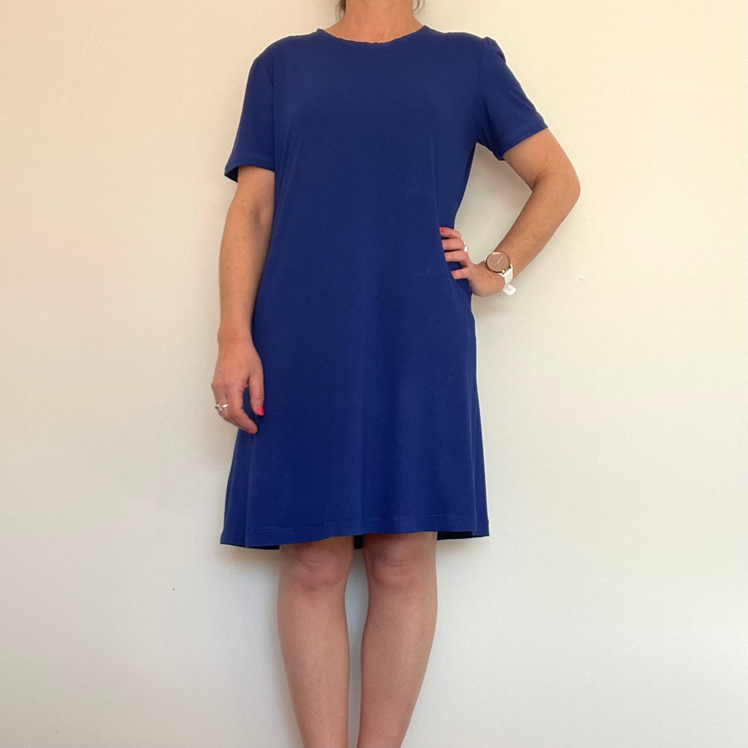 Lilly Tee Dress - Cobalt