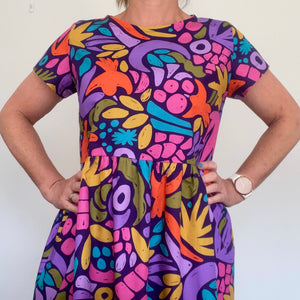 Zoe Dress - Forest Flight