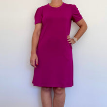Load image into Gallery viewer, Lilly Tee Dress - Cerise