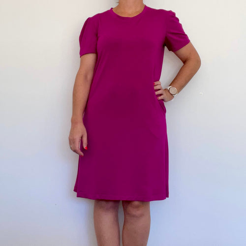 Lilly Tee Dress - Cerise