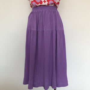 Two tiered Skirt - Bougainvillea