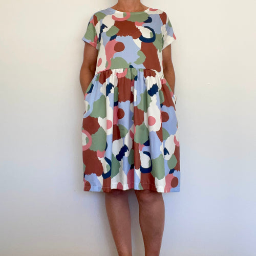 Zoe Dress - Earthy Floral