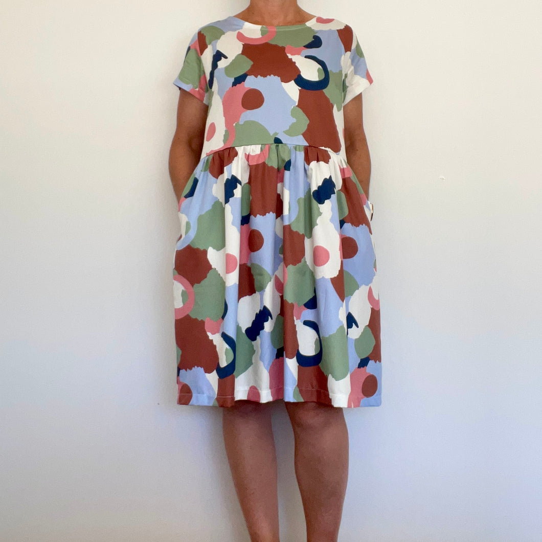 Zoe Dress - Earthy Floral