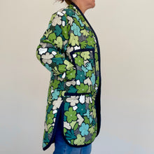 Load image into Gallery viewer, Quilted Coat - Scandi Floral