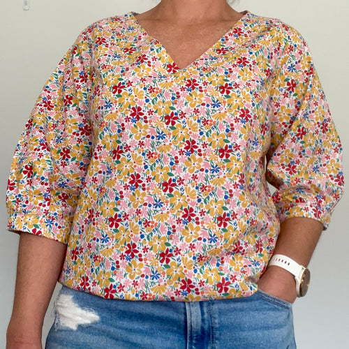 Mia Top - Bohemian Bloom