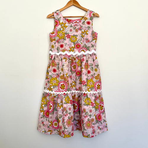 Bella Dress - Retro Flowers