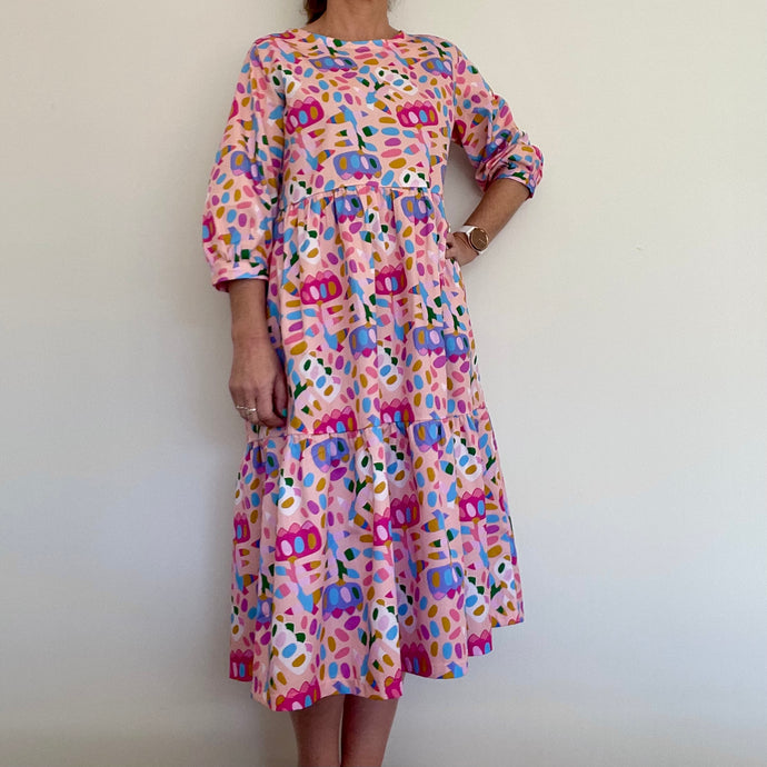 Harlow Tiered Dress - Oasis