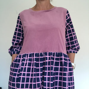 Harlow Dress - crosshatch