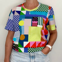 Load image into Gallery viewer, Lilly Tee - Lumo Checks