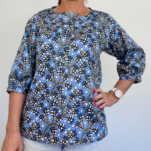 Evie top - Lilac Garden