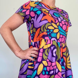 Zoe Dress - Forest Flight