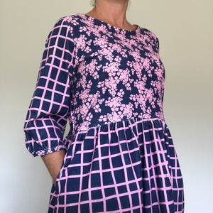 Harlow Dress - Crosshatch