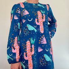 Load image into Gallery viewer, Lilly Dress - Birdy Cacti