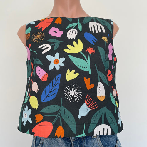 Olinda Top - Floral Green