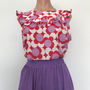 Sherri Top - Sixties Flower