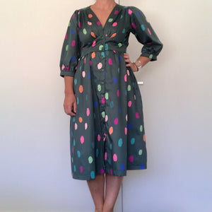 Melody Dress - Summer Spots green