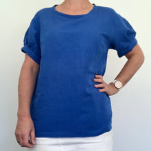 Load image into Gallery viewer, Evie top (short sleeve) - Cobalt