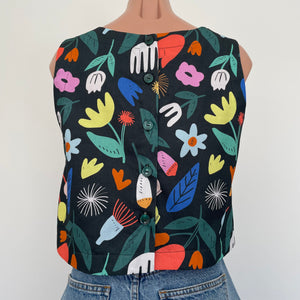 Olinda Top - Floral Green