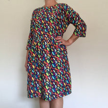 Load image into Gallery viewer, Charli Dress - Rainbow Drops