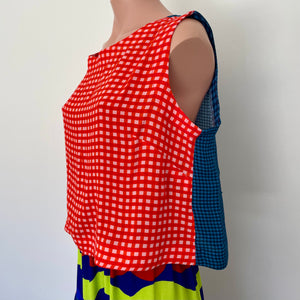 Olinda top and skirt set - Sweet Fritti (red front)