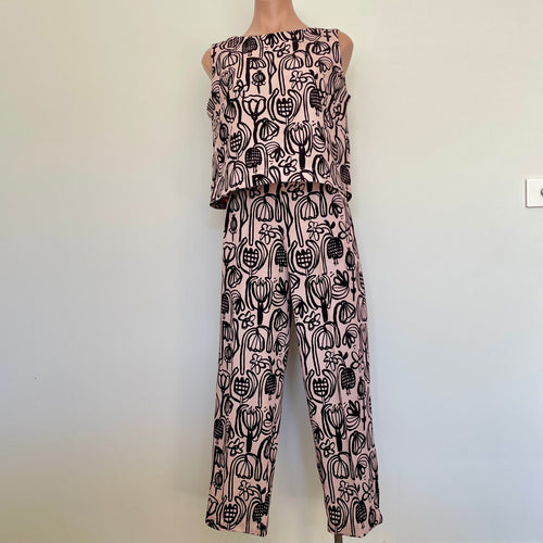 Jessie Pants - Wonky Flowers