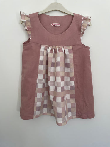 Willow Top - Serene Pink Checks