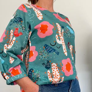 Evie top - Birdy Cacti