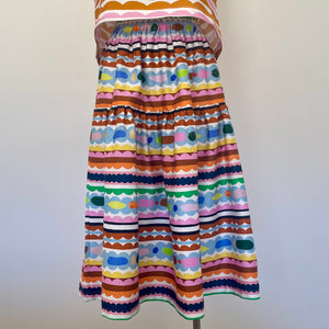 Olinda top and skirt set - Colour Bomb Lines